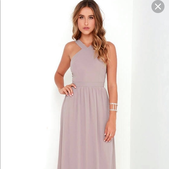 Lulus Dresses & Skirts - Lulus taupe bridesmaid dress worn once